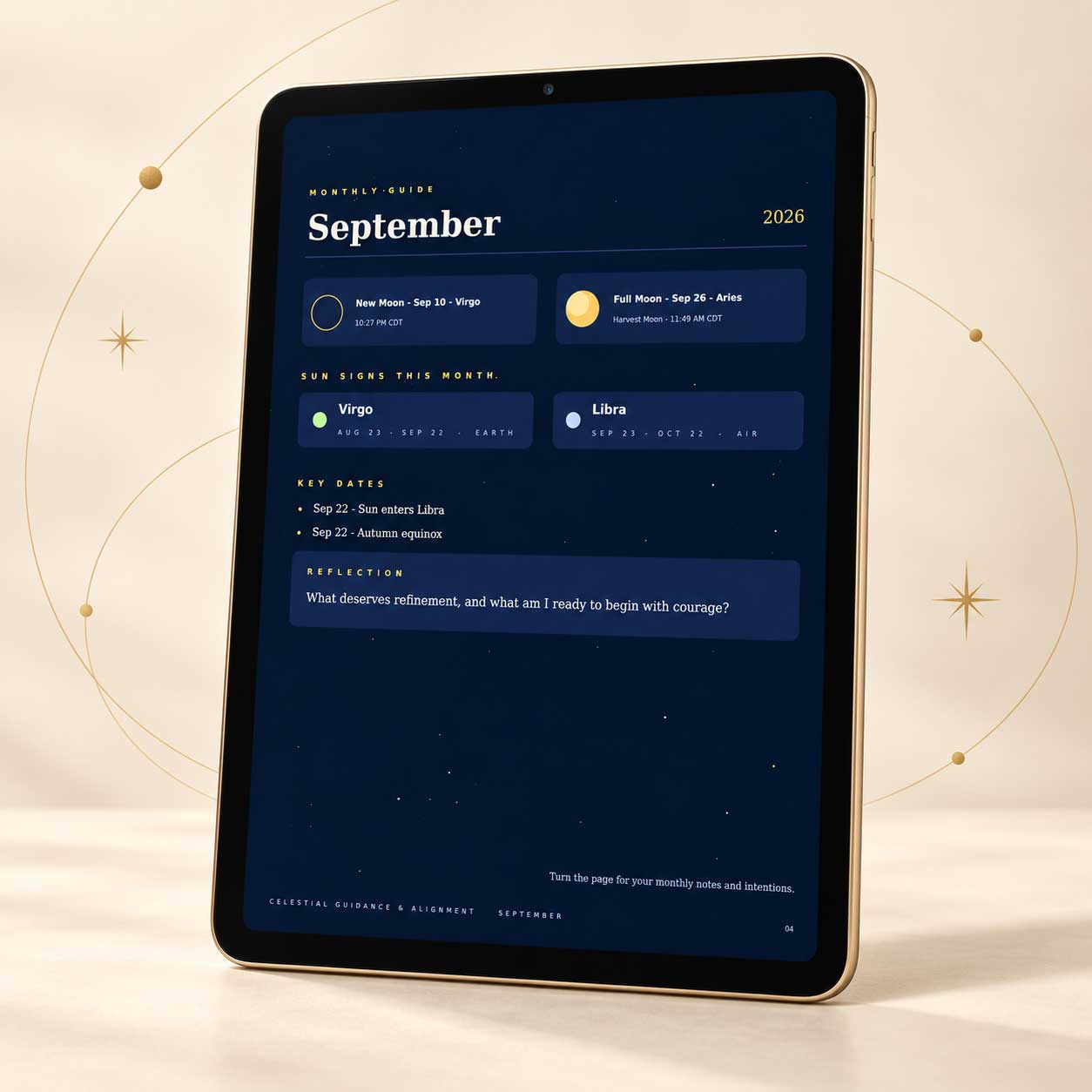 Celestial Guidance & Alignment Planner